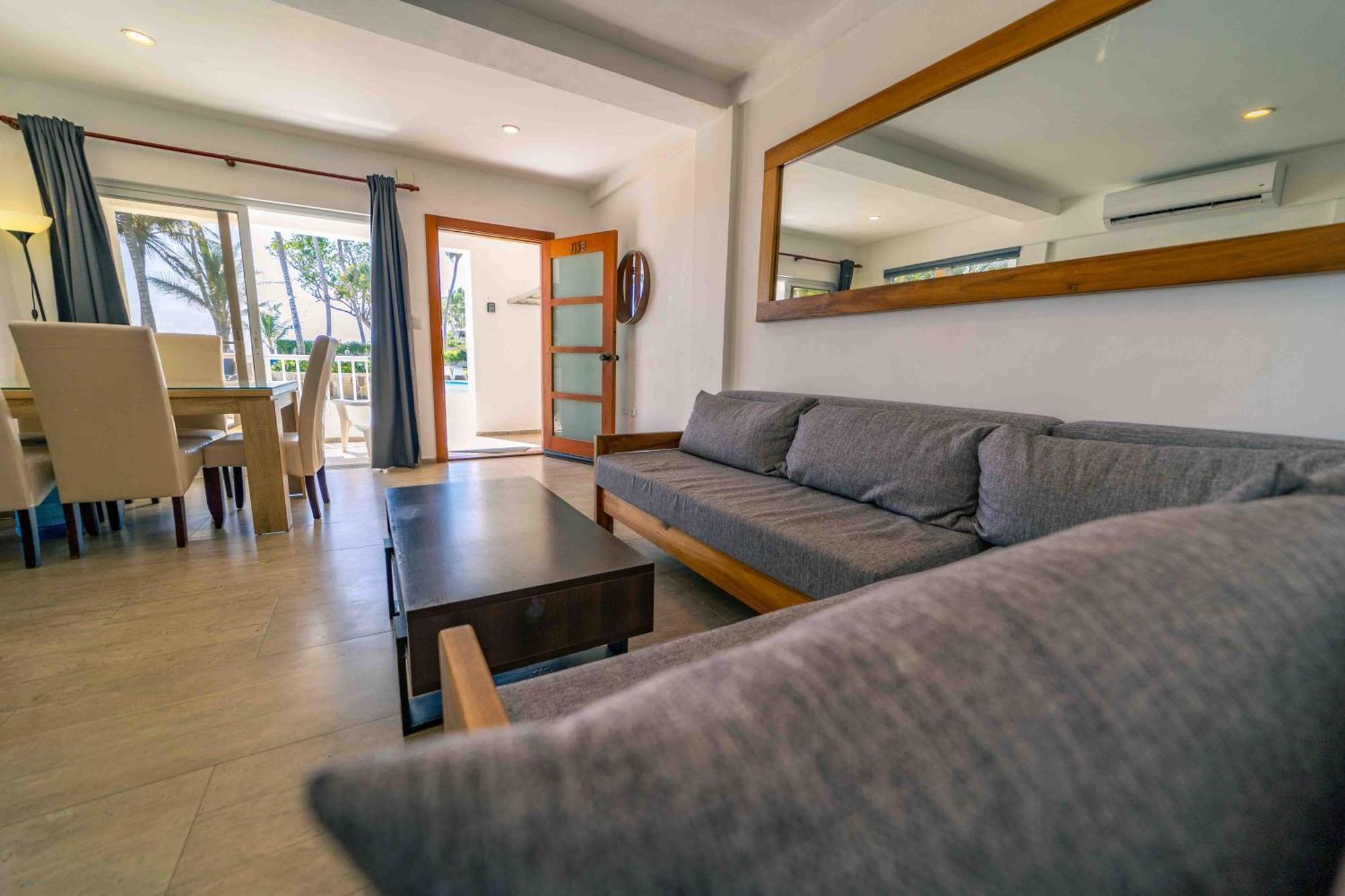 Kite Beach Oceanfront 1St Row Two Bedrooms And Patio Cabarete Bagian luar foto